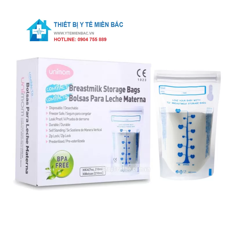 Túi Trữ Sữa Unimom Không Có BPA