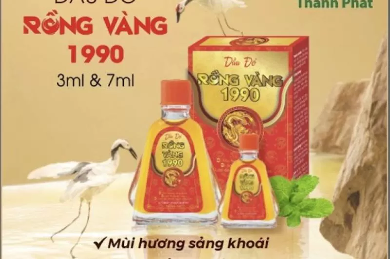 DẦU RỒNG VÀNG 1990 ( 7ml / chai )