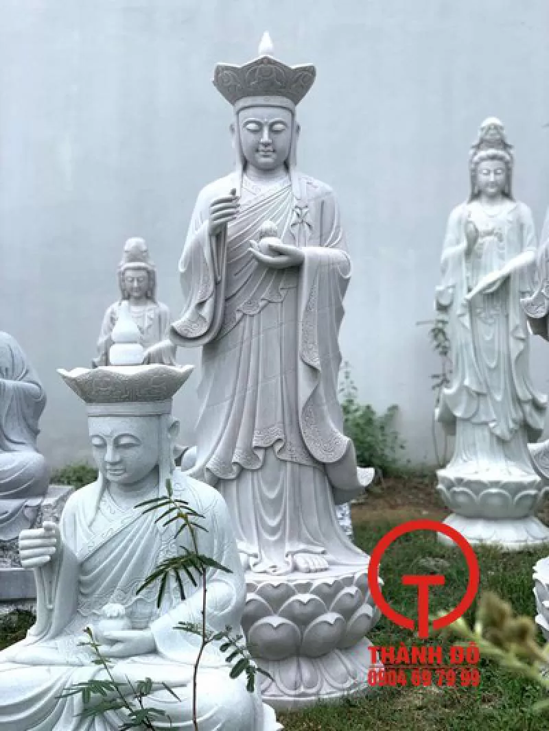 Tượng Địa Tạng Vương Bồ Tát bằng đá