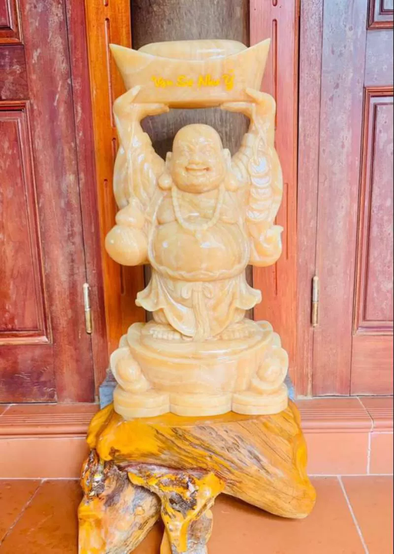 Tượng Di Lặc phong thủy bằng đá