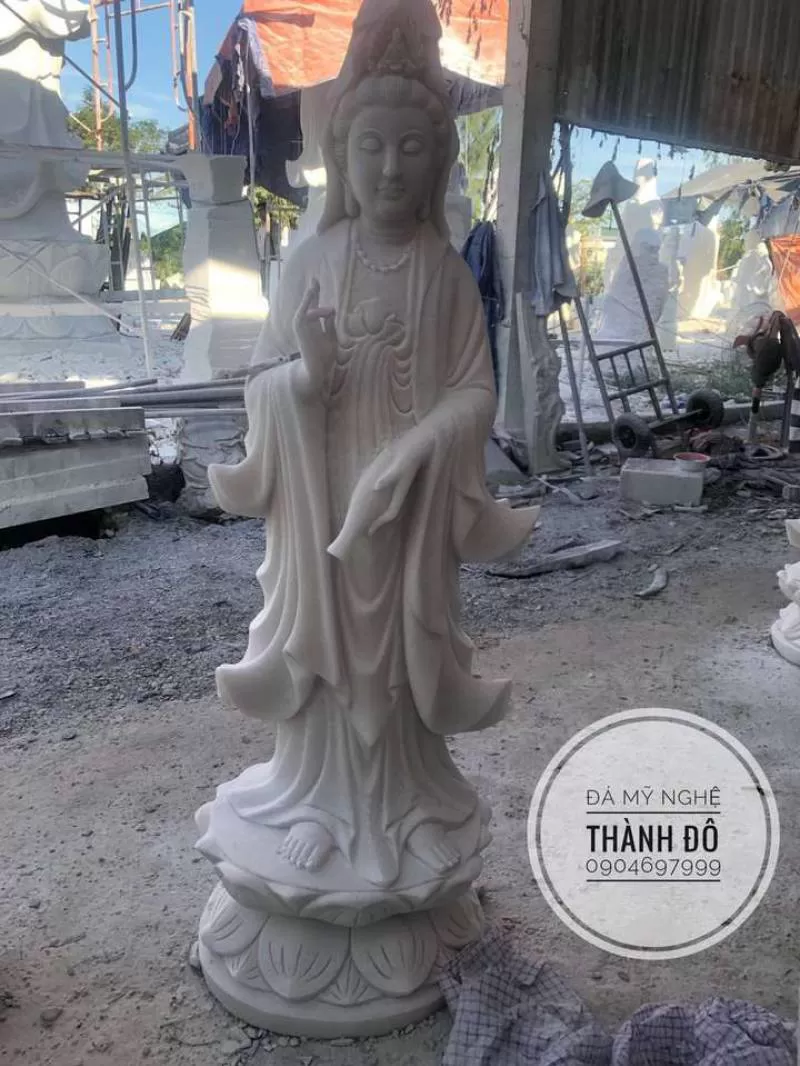 Tượng Quan Thế Âm Bồ Tát 1.2m