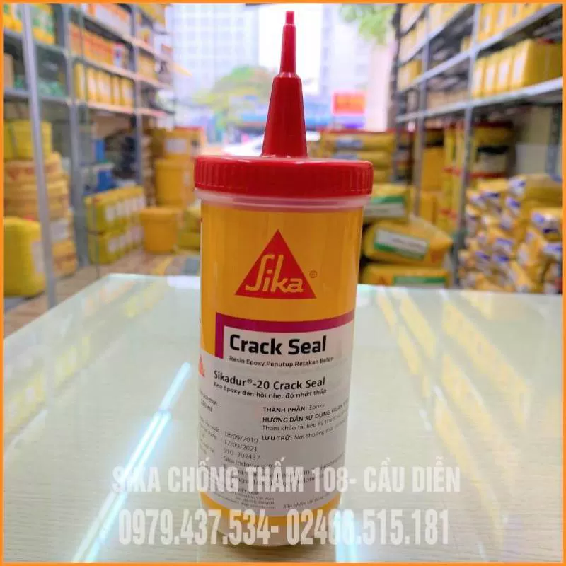 Sikadur 20 Crack seal – Keo hai thành phần xử lý vết nứt 