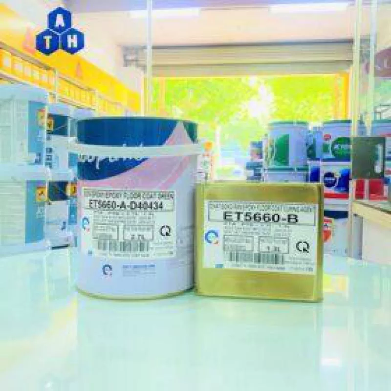 Sơn Epoxy KCC ET5660 – green- Màu xanh hệ lăn 4L