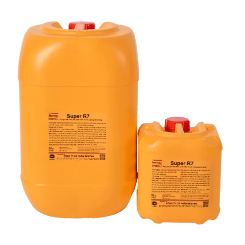 Super R7 – Phụ gia dẻo hóa và nhanh tháo ván khuôn 25L