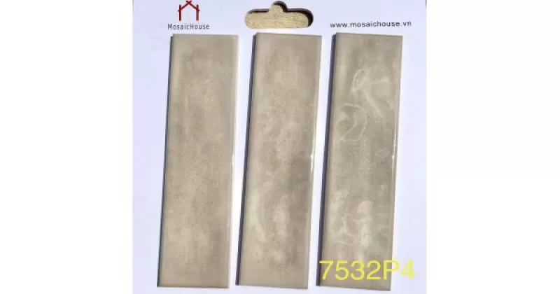 Gạch Thẻ Gợn Sóng 75x300 Màu Nâu 7532P4