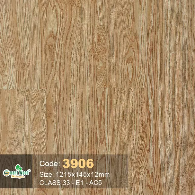 Sàn gỗ Malaysia SmartWood Mã 3906 12mm