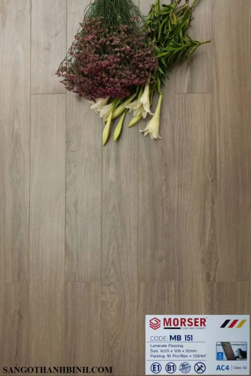Sàn Gỗ Morser Mặt Bóng Mã MB 151