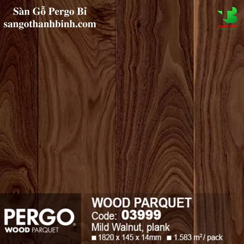 Sàn gỗ pergo 14mm Mã 03999 