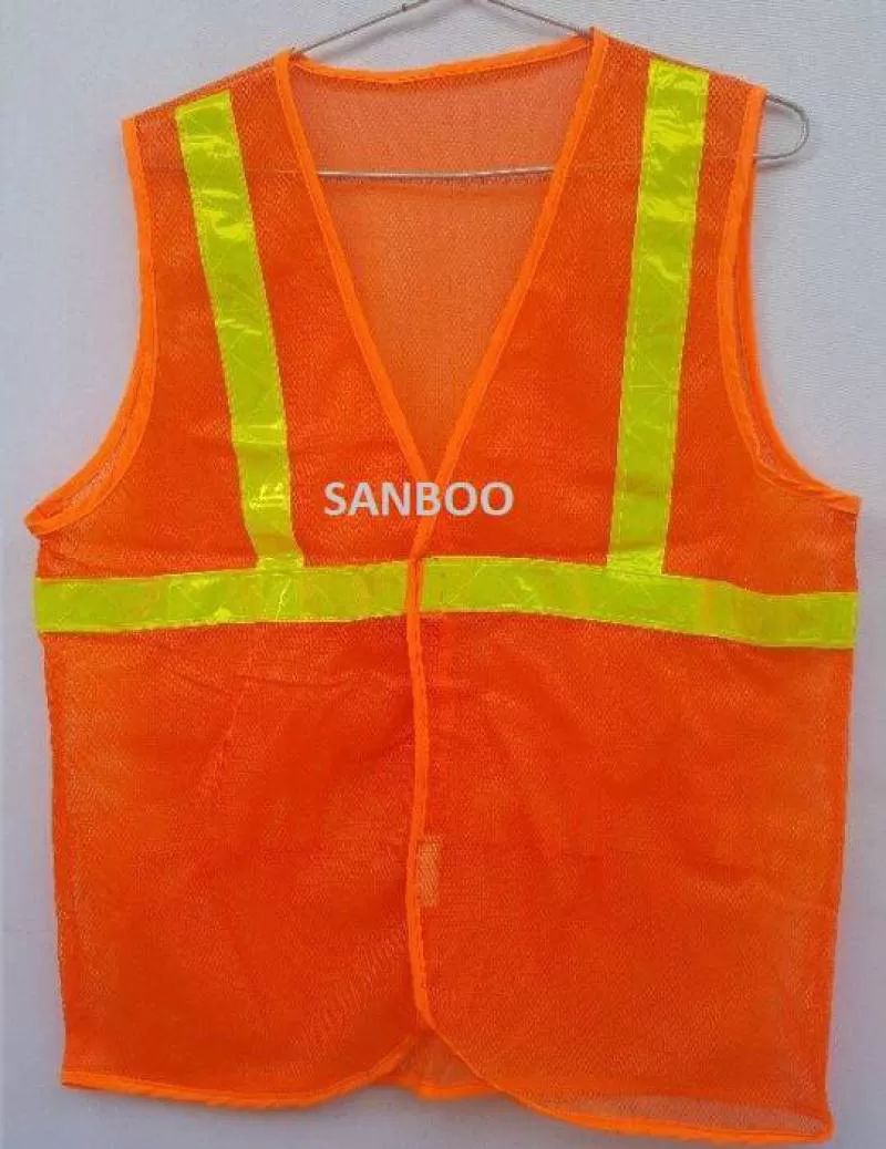 Áo phản quang lưới – Màu đỏ 