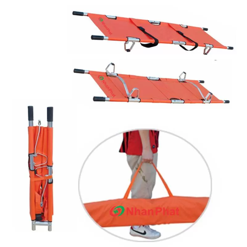 Cáng cứu thương có túi đựng màu cam C627-02 