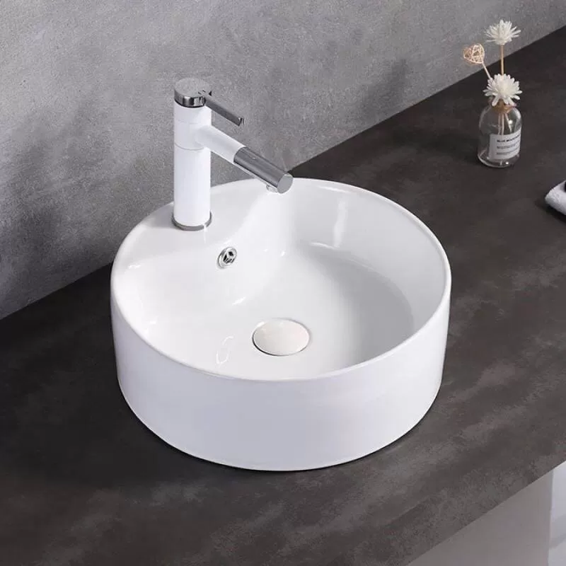 Chậu Lavabo Forlard Tròn Màu Trắng