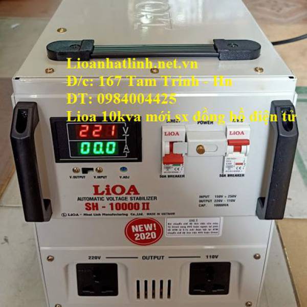 ỔN ÁP LIOA 10KVA DẢI 150V ~ 250V CÓ ĐẢO NGUỒN ĐIỆN BÁN CHẠY NHẤT HIỆN NAY 