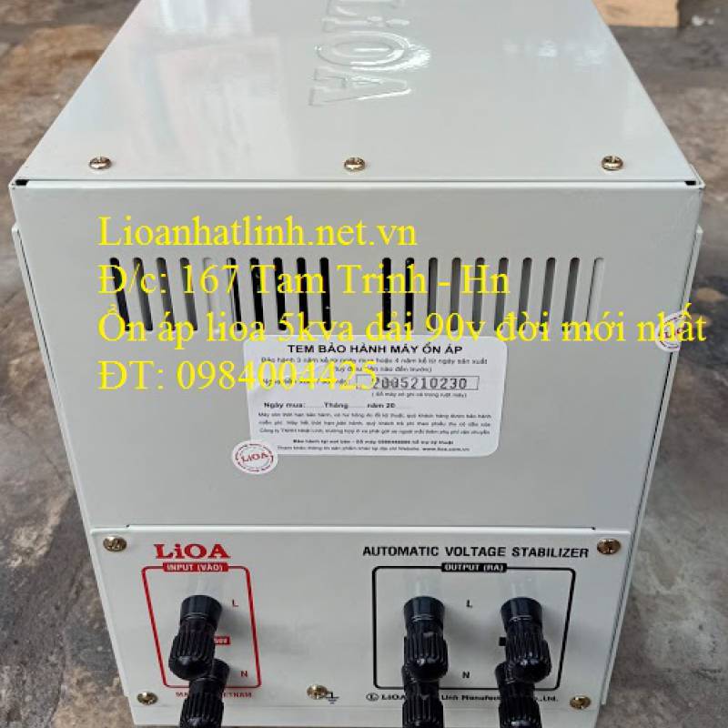 ỔN ÁP LIOA 5KVA - 5KW - 5000W - 5000 GIÁ BAO NHIÊU TIỀN