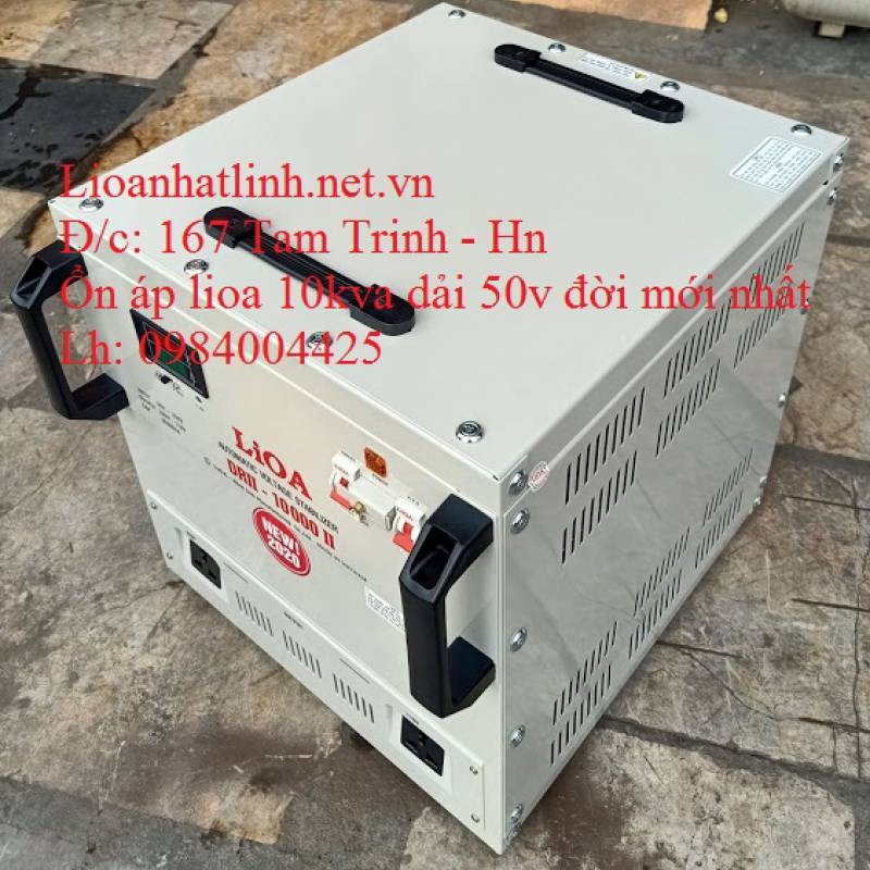ỔN ÁP LIOA 10KVA - 10KW DRII - 10000 II ĐỜI MỚI NHẤT 2022 - 2023 DÂY ĐỒNG 100