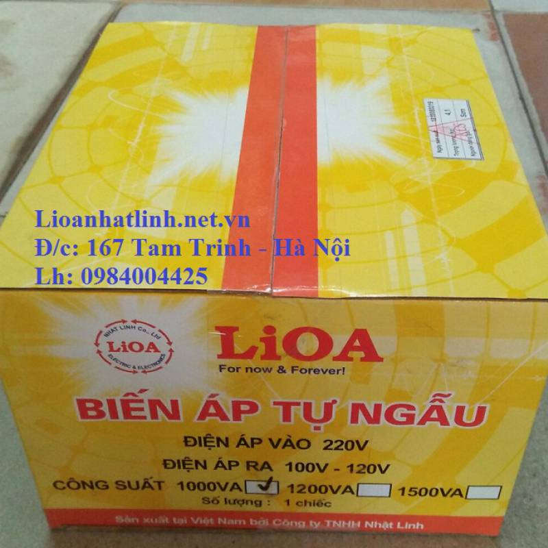BIẾN ÁP TỰ NGẪU LIOA 1000VA - 1000W