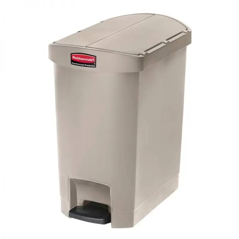 THÙNG RÁC CHÂN ĐẠP SLIM JIM STEP ON 50LIT/13GAL RESIN END STEP – 1883459