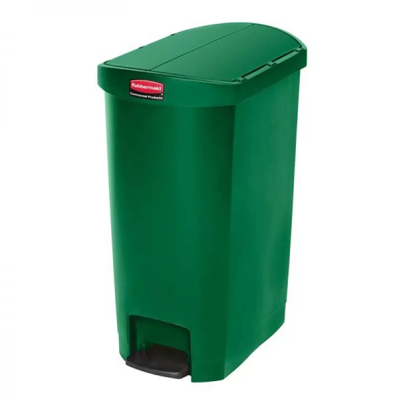 THÙNG RÁC CHÂN ĐẠP SLIM JIM STEP ON 90LIT/24GAL RESIN END STEP – 1883589