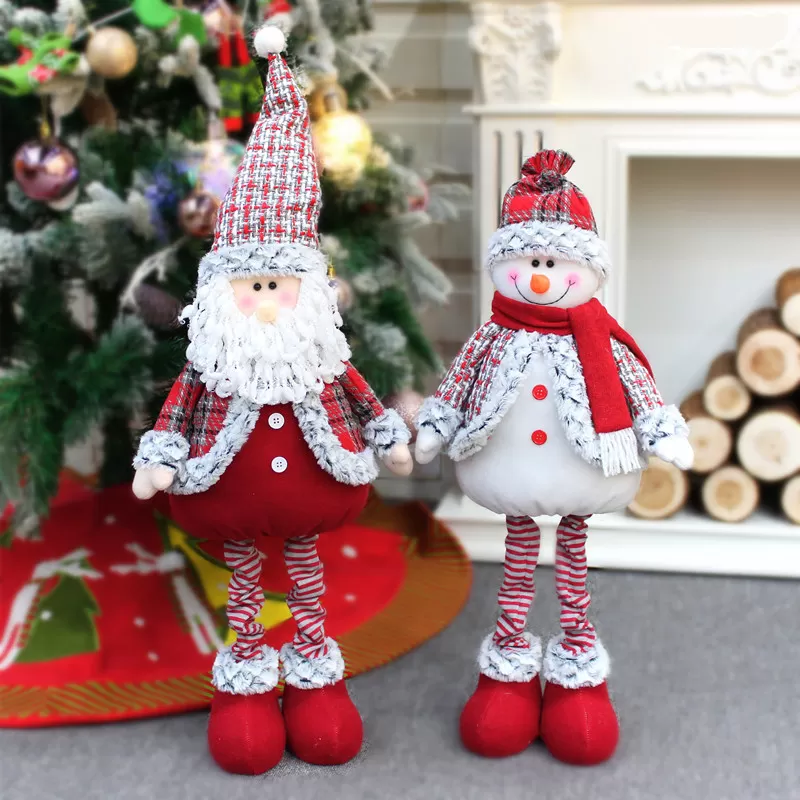 Ông Già Noel, Người Tuyết Rút Chân Trang Trí Giáng Sinh