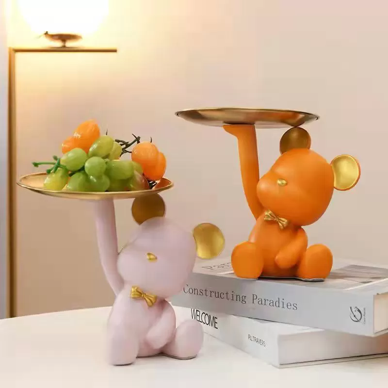 Gấu Bê Đĩa Decor