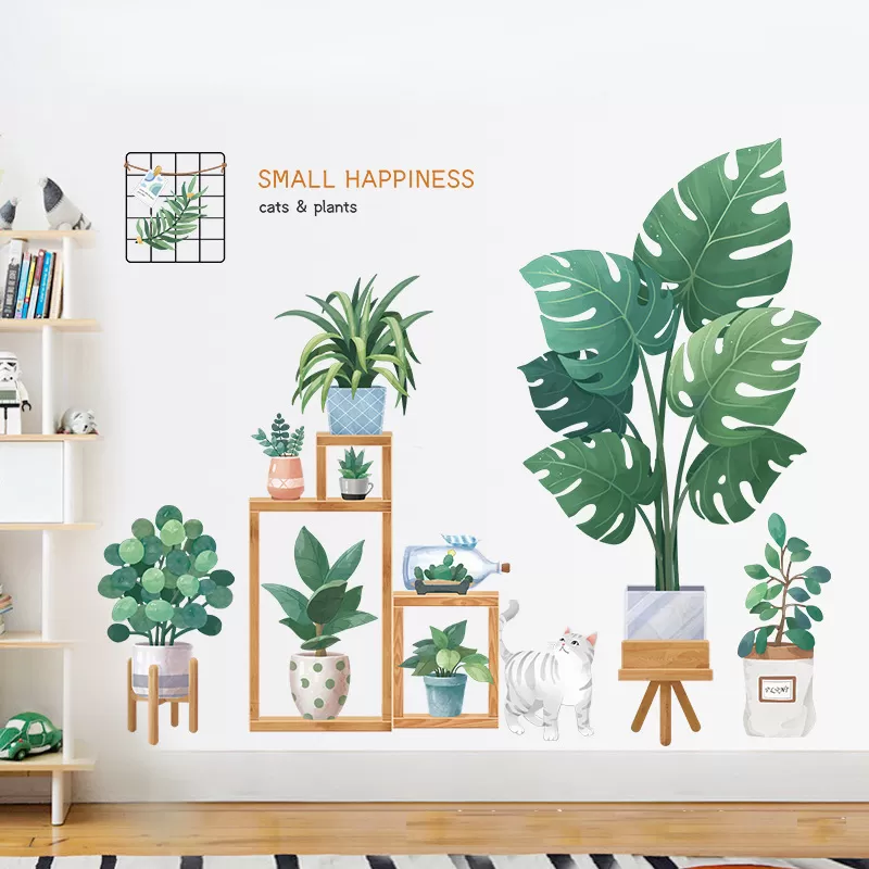 Decal Dán Tường Khu Vườn Nhỏ 