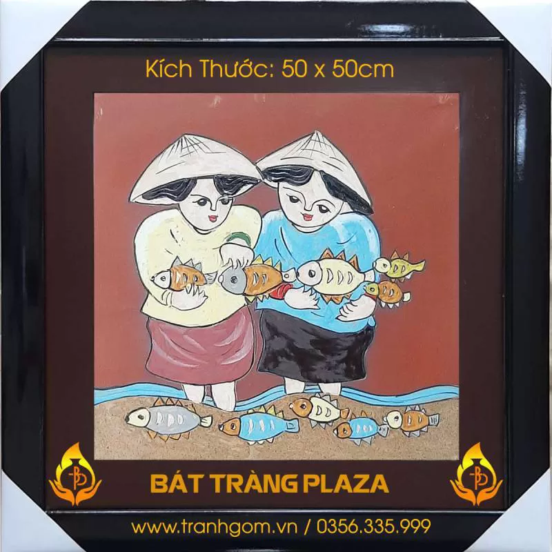 Tranh Gốm Bát Tràng – TV50-25