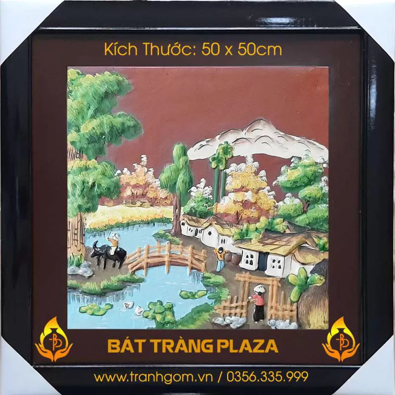 Tranh Gốm Bát Tràng – TV50-20