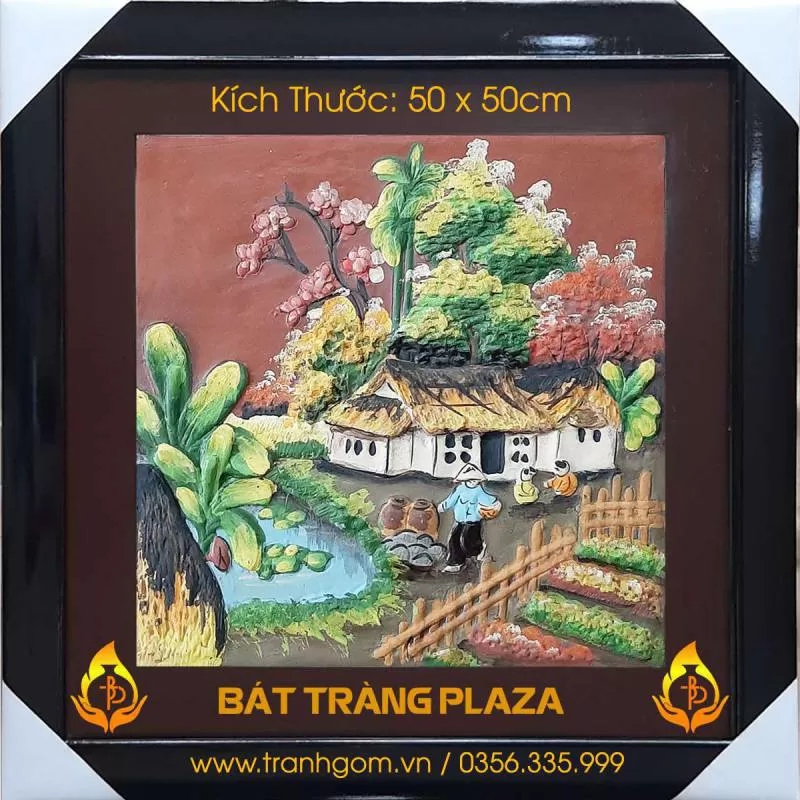 Tranh Gốm Bát Tràng – TV50-22