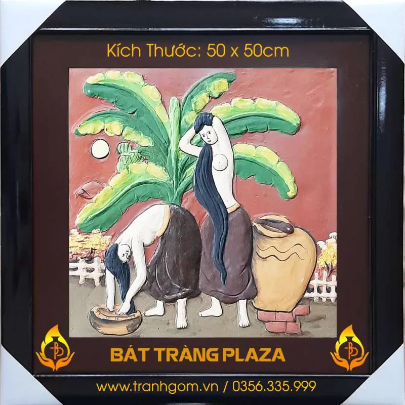 Tranh Gốm Bát Tràng – TV50-14