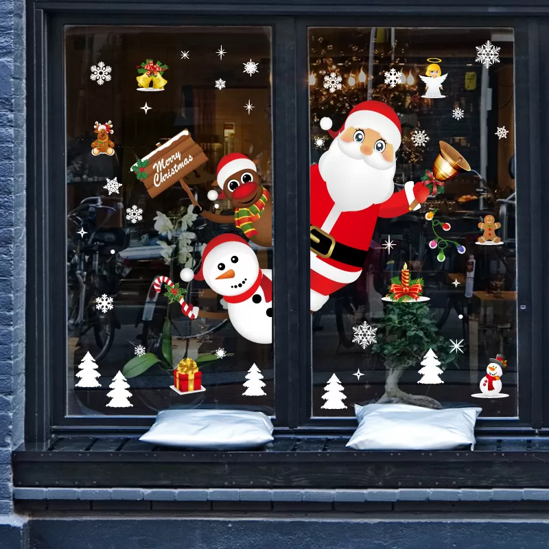 Decal Ông Già Noel Và Bạn