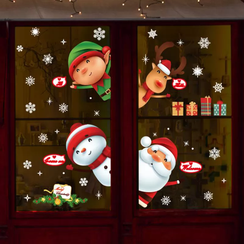 Decal Noel – Ông Già Noel Và Những Người Bạn – DGS83