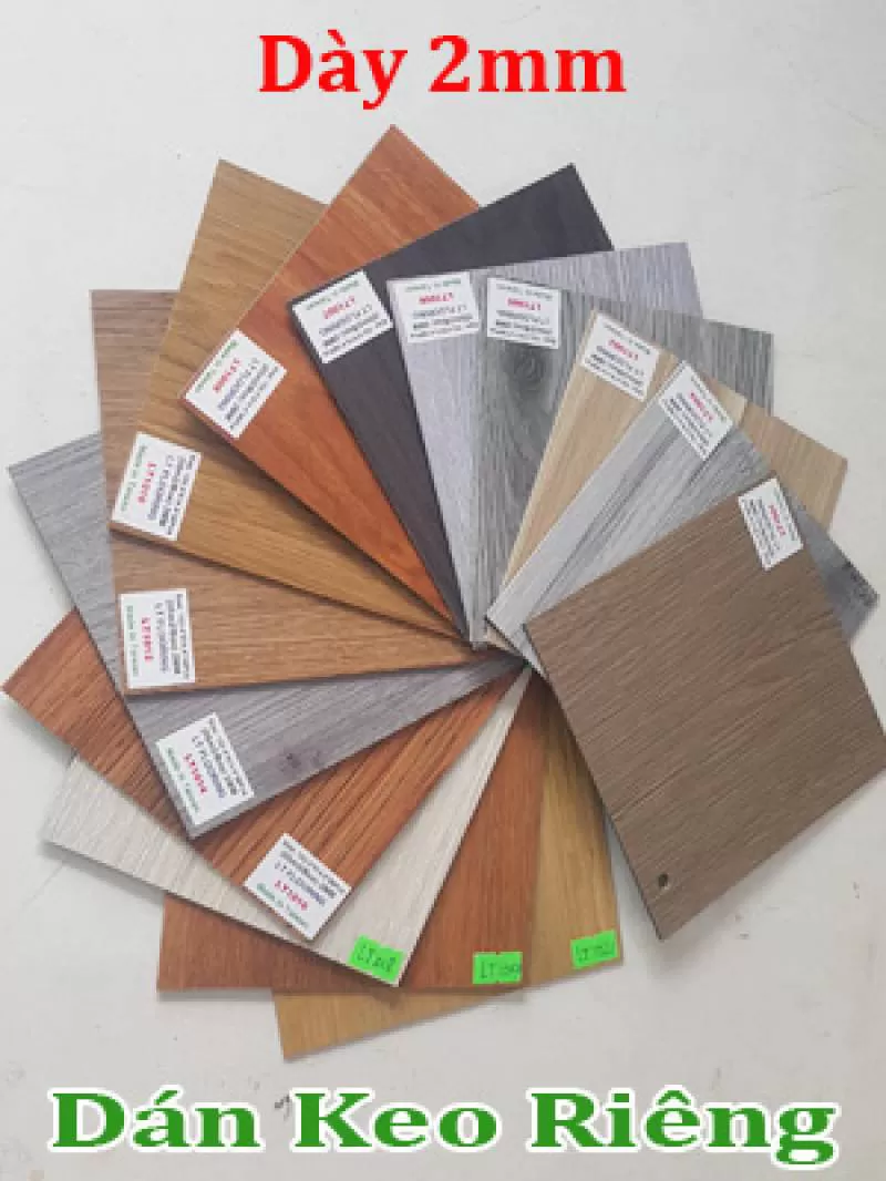 Sàn nhựa vinyl vân giả gỗ dày 2mm dán keo riêng
