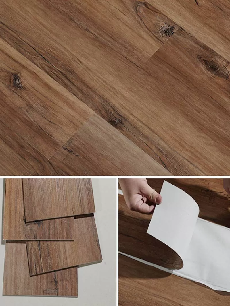 Sàn nhựa có keo sẵn M17 tự dán