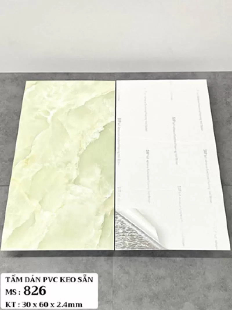 PVC vân đá hoa cương có keo sẵn 826