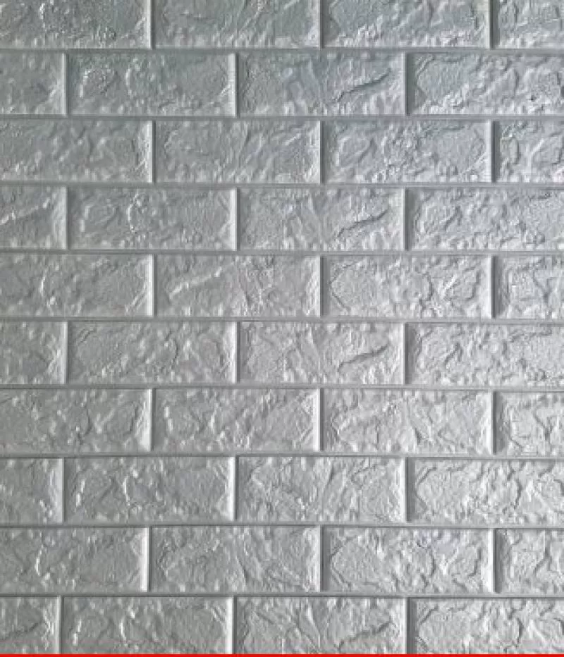 Xốp dán tường màu ghi