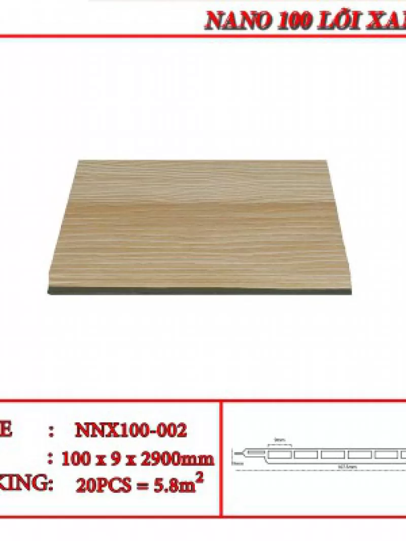 Tấm Nano ốp tường trần Human NNX100-002