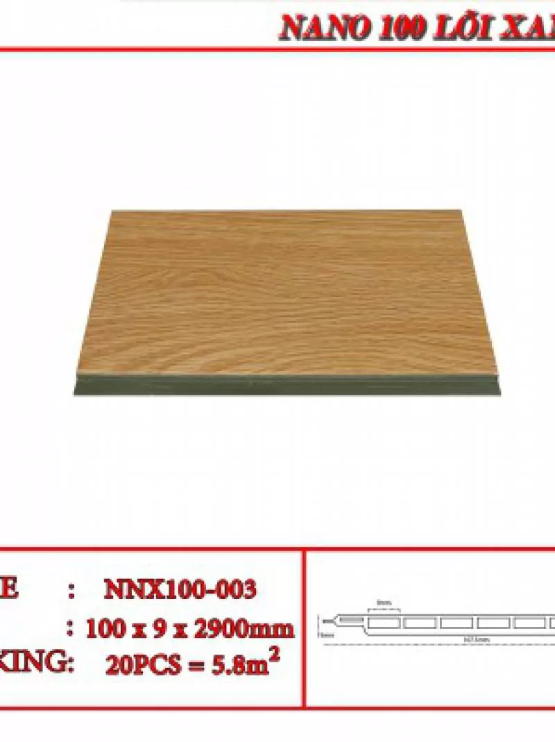 Tấm Nano ốp tường trần Human NNX100-003