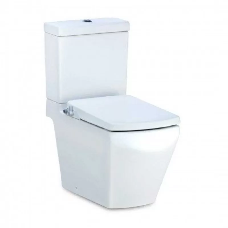 BÀN CẦU 2 KHỐI COTTO C17087(CN) TETRAGON NẮP ÊM 