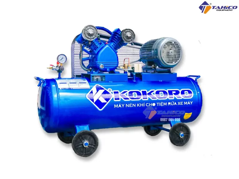 Máy nén khí cho tiệm rửa xe không cầu quy mô lớn Kokoro 4HP