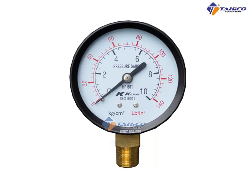 Đồng hồ áp lực bình bọt tuyết loại 18, 22, 30 lít