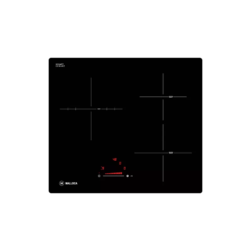 Bếp điện Từ Malloca MIR 593 3 Vùng Nấu, Hàng Chính Hãng Giá Rẻ