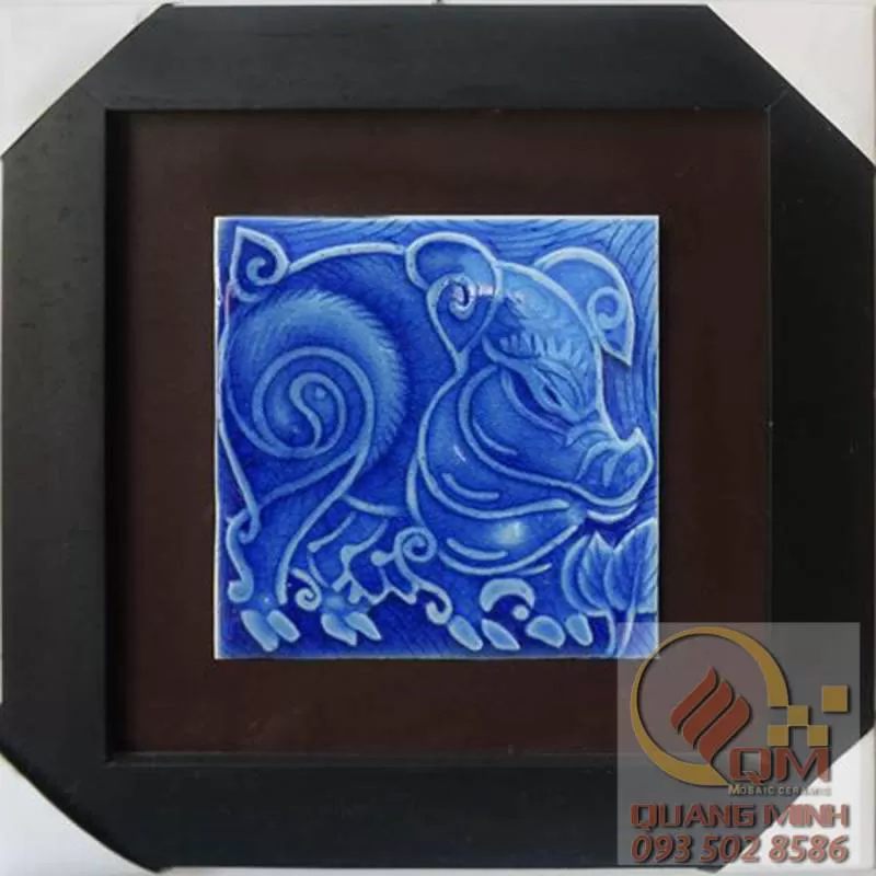 Tranh Mosaic Gốm 12 Con Giáp QM-12CG01