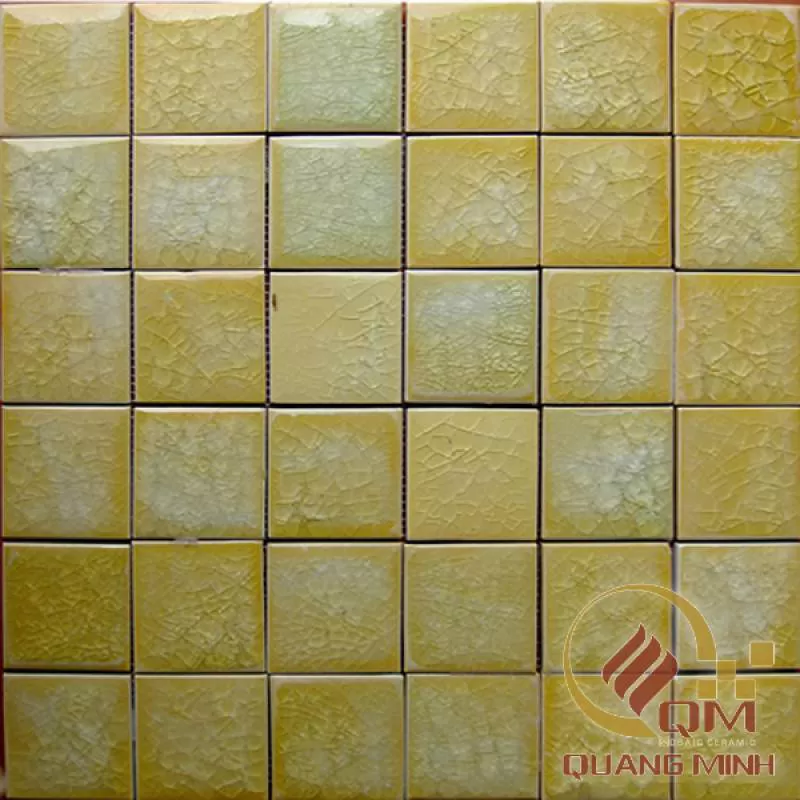 Gạch Mosaic Gốm Vuông Màu Đơn 5 x 5 QM-MD524
