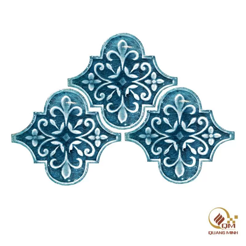 Gạch mosaic đèn lồng men thủy tinh QM-DLT010