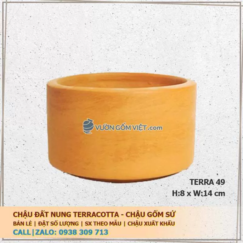Chậu trồng cây đất nung terracotta 49