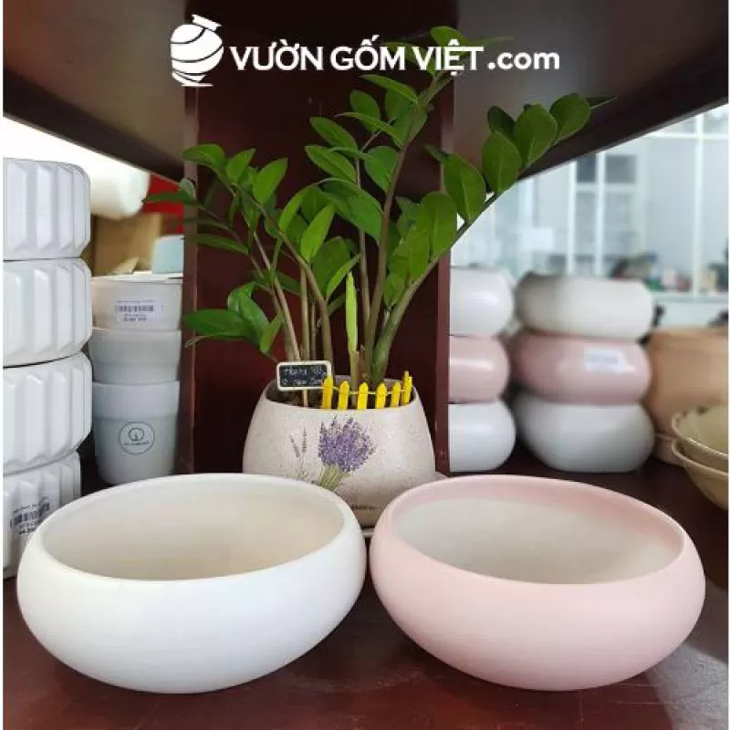 Chậu ang tròn bo đáy