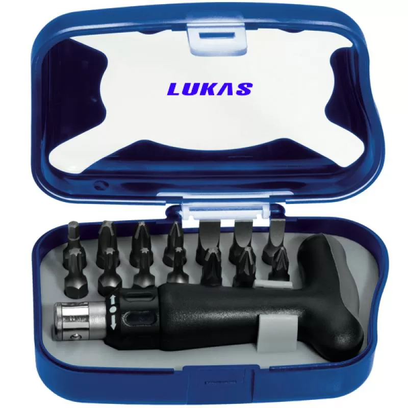 Bộ mũi vít 15 món 23KK, tay vặn tự động, đầu vuông 1/4 inch EloFort Germany