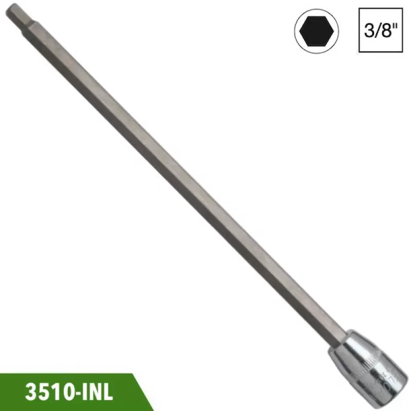 Đầu tuýp mũi vít 6 cạnh siêu dài, 3/8 inch, Elora 3510-INL