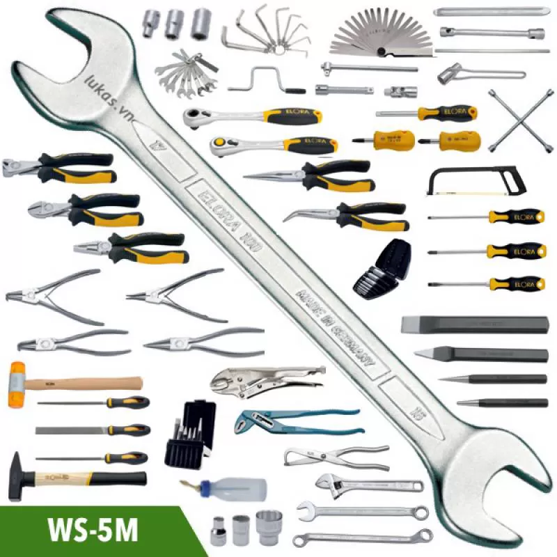 Bộ đồ nghề đa năng 146 món WS-5M hệ mét Elora Germany 