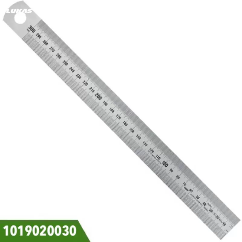 Thước lá inox type B 300-2000mm Vogel, đọc từ phải qua trái 