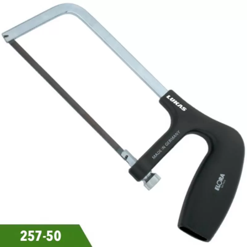Cưa sắt 250mm 257-50 Elora Germany, cán nhựa, lưỡi dài 50mm